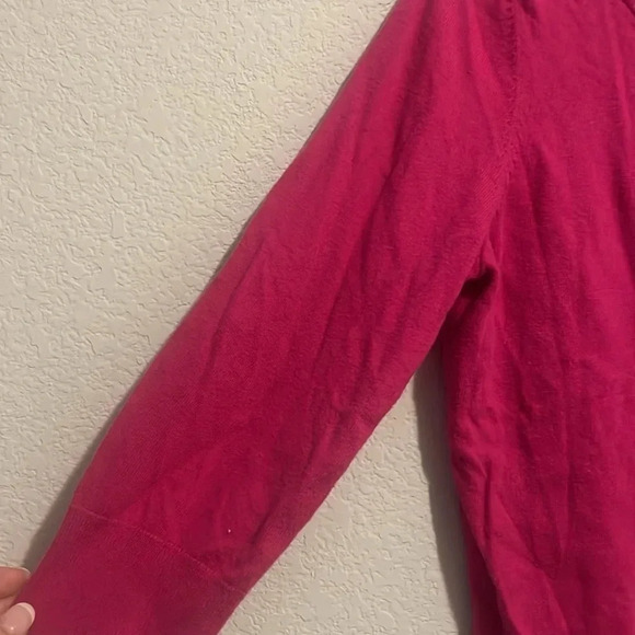 Hot pink cashmere blend sweater Large - Picture 3 of 5
